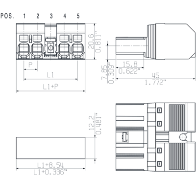 1061110000 Weidmüller PCB Connection Systems Image 3
