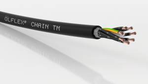 PVC control line ÖLFLEX CHAIN TM 18 G 1.0 mm², AWG 18, unshielded, black