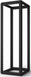 38 U cabinet rack, (H x W x D) 1800 x 600 x 600 mm, steel, black gray, 20630-091