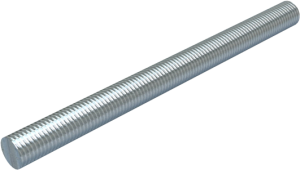 Threaded rod, M12, Ø 12 mm, 1000 mm, steel, DIN 976