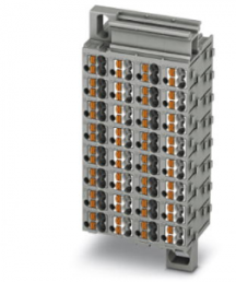 Shunting honeycomb, push-in connection, 0.14-2.5 mm², 32 pole, 17.5 A, 6 kV, gray, 3270314
