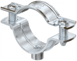 Spacer clamp, max. bundle Ø 30 mm, steel, hot dip galvanized, (L x W) 59 x 18 mm