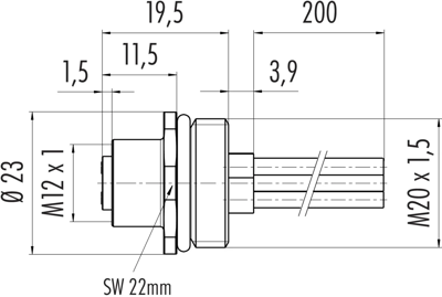 09 0632 642 04 binder Sensor-Actuator Cables Image 2