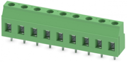 PCB terminal, 9 pole, pitch 7.62 mm, AWG 24-12, 24 A, screw connection, green, 1732351