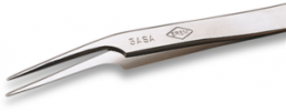 ESD precision tweezers, uninsulated, antimagnetic, stainless steel, 115 mm, 5SASL