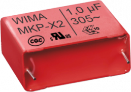 MKP film capacitor, 1.5 µF, ±10 %, 305 V (AC), PP, 27.5 mm, MKX2AW41506F00KSSD
