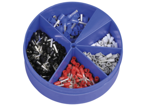 Assortment Box with insulated wire end ferrules, 4.0 to 16 mm², 100 pieces
