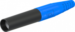 6 mm socket, crimp connection, 10 mm², blue, 15.0017-23