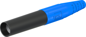 6 mm socket, crimp connection, 10 mm², blue, 15.0017-23