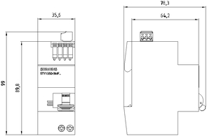 5TY1350-3MF10 Siemens FI Circuit Breakers Image 2
