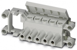 Socket contact insert, VC4, 5 pole, equipped, screw connection, with PE contact, 1607502
