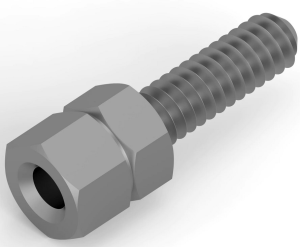 Screw bolt, 4-40 UNC for D-Sub, 1-828102-1