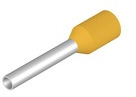 Insulated Wire end ferrule, 1.0 mm², 16 mm/10 mm long, yellow, 1476040000
