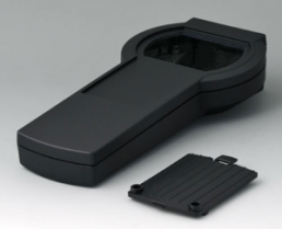 ABS handheld enclosure, (L x W x H) 200 x 94 x 39.5 mm, black (RAL 9005), IP65, A9076209