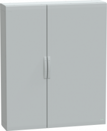 Control cabinet, (H x W x D) 1500 x 1250 x 320 mm, IP65, polyester, light gray, NSYPLA15123G