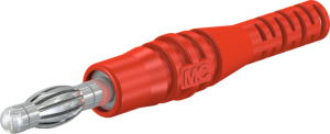 4 mm plug, solder connection, 2.5 mm², red, 64.9294-22