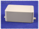 ABS enclosure, (L x W x H) 125 x 80 x 50 mm, light gray (RAL 7035), IP54, RL6225-F
