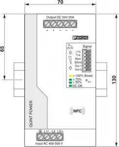 1343940 Phoenix Contact DIN Rail Power Supplies