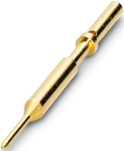 Pin contact, 0.06-0.34 mm², crimp connection, nickel-plated/gold-plated, 1242311