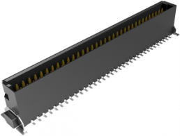 Pin header, 68 pole, pitch 1.27 mm, straight, black, 403-53068-51