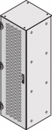 Varistar Perforated Door, EMC, 4-Point LockingRAL 7021, 1200H 600W