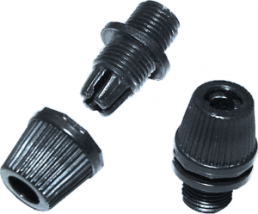 Cable gland, M10, Clamping range 5 to 7 mm, IP68, black, 14.06.570