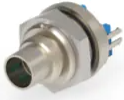 Plug, 5 pole, solder connection, screw locking, straight, 6-1437719-5
