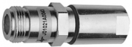 N socket 50 Ω, 1/4 inch, clamp/clamp, straight, 100023995