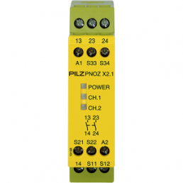 Monitoring relays, safety switching device, 2 Form A (N/O), 6 A, 24 V (DC), 24 V (AC), 774306
