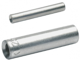 Butt connector, uninsulated, 4.0 mm², 25 mm