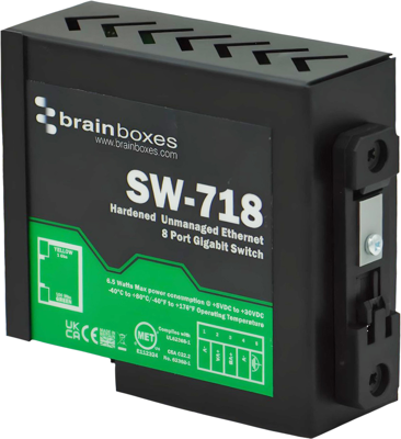 SW-718 BRAINBOXES Industrial ethernet switches Image 4