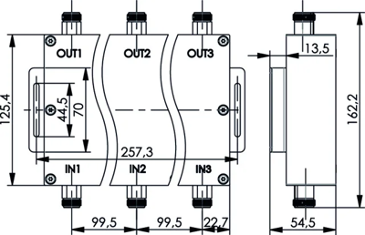 100024309 Telegärtner Antenna components, switches, attenuators Image 2
