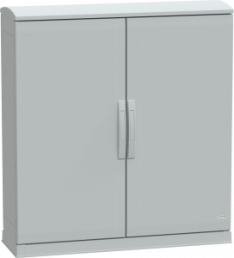Control cabinet, (H x W x D) 1000 x 1000 x 320 mm, IP44, polyester, light gray, NSYPLAZT10103G
