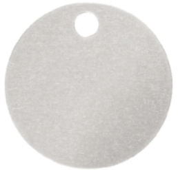 Aluminum label, (L x W) 30 x 30 mm, silver, 200 pcs