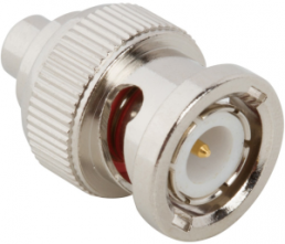 Coaxial adapter, 50 Ω, BNC plug to MCX socket, straight, 242203