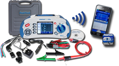P 2755 PeakTech VDE testers, Installation testers, Insulation testers Image 2