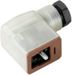 Valve connector, DIN shape B, 3 pole, 24 V, 0.34-1.5 mm², 1873180000