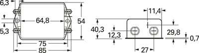 FN2060-16-06 Schaffner Interference suppression filter Image 2