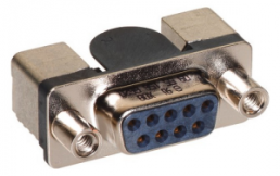 D-Sub socket, 9 pole, standard, angled, solder pin, 09551566620333