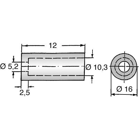 005.97.512 Ettinger Spacer Bolts Image 2
