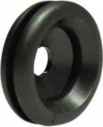 Grommet, cabel-Ø 6 to 9 mm, PVC, black