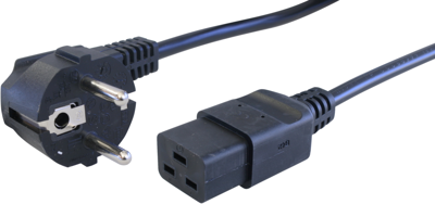 VII-H05Z1Z1F3G150-C19/3,00M SW9005 FELLER Power Cords