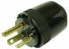 US plug, 250 VAC, 20 A, Nema 6-20P, thermoplastic, 810504