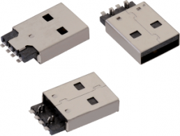 WR-COM USB Type A Plug Horizontal SMT, 629004113921