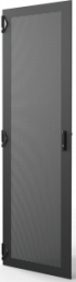 Varistar CP Steel Door, Perforated With 1-PointLocking, RAL 7021, 47 U, 2200H, 800W