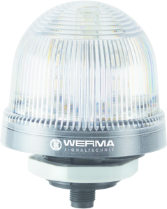Recessed LED permanent light, Ø 75 mm, 24 VDC, IP65