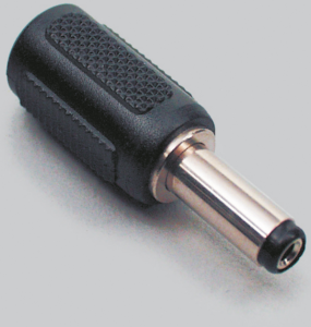 DC Plug, Hole Ø 5,6 mm, black