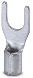 Uninsulated forked cable lug, 2.6-6.0 mm², AWG 12 to 10, M5, metal