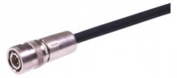 Sensor actuator cable, M12-cable plug, straight to open end, 8 pole, 1 m, PE, black, 21332900853010