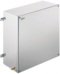 Stainless steel enclosure, (L x W x H) 150 x 480 x 480 mm, silver (RAL 7035), IP67, 1196200000
